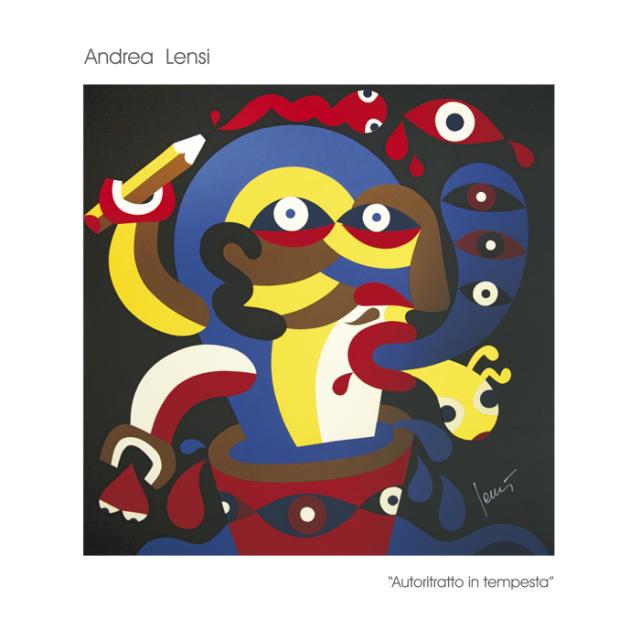 "Autoritratto in tempesta" - opera di Andrea Lensi - (autoritratto)